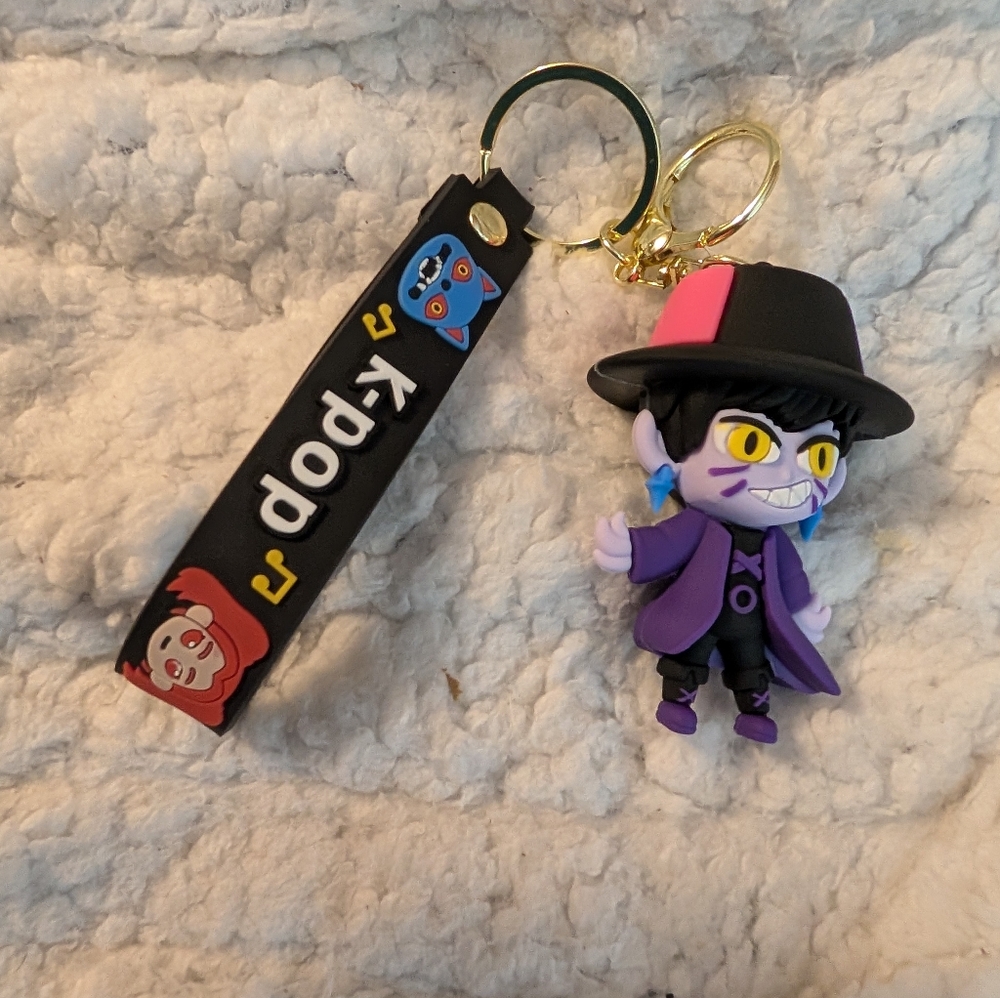 🦋 K-Pop Demon Hunters Saja Boys Keychain